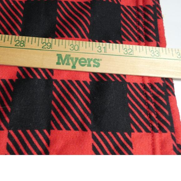 Simply Southern Large flannel Nightgown faux Fur Lined Plaid Holiday Winter - Picture 6 of 9